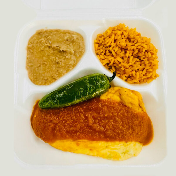 Chile relleno plate